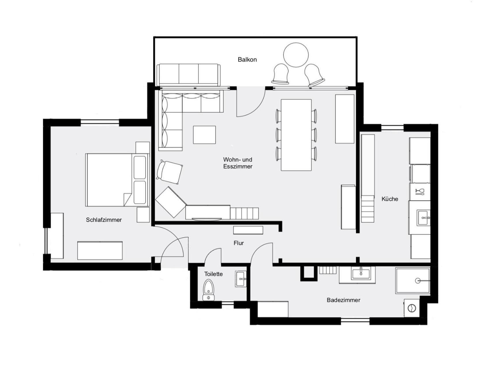Gemuetliche Wohnung Bei Bad Waldsee Mit Balkon 外观 照片